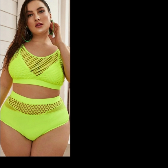 2 piece swim suit 2x - Picture 2 of 3